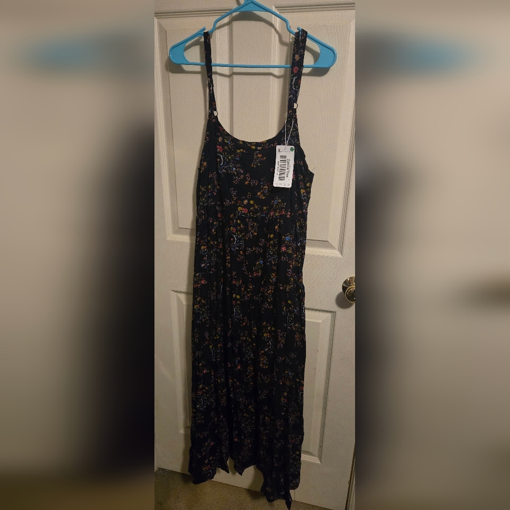 Floral Navy Maxi Dress
